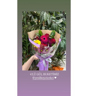 4'LÜ GÜL BUKETİMİZ