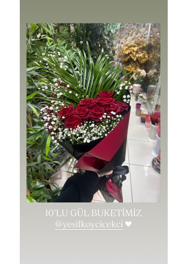 10'LU GÜL BUKETİ